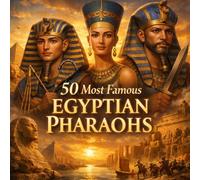 50 Most Famous Egyptian Pharaohs: An Illustrated Introduction to Ancient Egypt’s Greatest Kings and Queens for Kids
