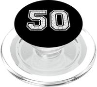 50 Numero Cinquanta Sport di Squadra Grunge Varsity Matching PopSockets PopGrip per MagSafe
