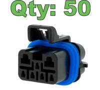 (50) Nuovo Aptiv / Delphi 12059472 Metri-Pack 150/480 7 Way Connettore Femmina