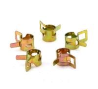 50 o 40 o 30 o 20 o 10 o 5 pezzi adatti for moto, scooter, auto, veicoli, ATV, go-kart, tubi flessibili for carburante, tubi for acqua, tubi for aria, morsetti a molla da 8 mm(10pcs)