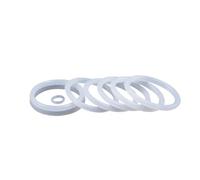 50 O-ring VMQ bianchi, attacco maschio 3-3,5 mm, diametro esterno 3~30 mm(24mm-50pcs,CS 3mm)
