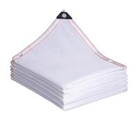 50% ombreggiatura Bianco Rete Ombreggiante con Occhielli Tessuto Ombra Traspirante Vele Parasole 1x2m 2x3.0m 3x4m 4x5m 5x6m 6x7m 7x8m Tessuto Ombreggiante per Serra Terrazza Giardino Piante