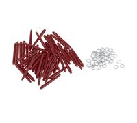 50 Pack Nylon Dart Alberi Standard 2BA Freccette Accessori Anelli di