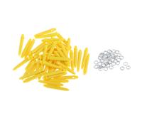 50 Pack Nylon Dart Alberi Standard 2BA Freccette Accessori Anelli di