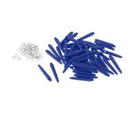 50 Pack Nylon Dart Alberi Standard 2BA Freccette Accessori Anelli di