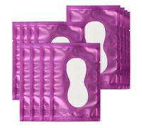 50 paia di patch per estensioni delle ciglia gel patch per ciglia gel patch non soffici gel occhi patch ciglia pad bellezza strumento (gourd purple)