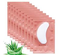 50 Pairs Set Under Eye Pads,Eyelash Extension Gel Patches, Lash Extension Lint Free Under Hydrogel Eye Mask Pads Beauty Tool. (Pink)