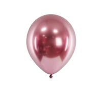 50 PALLONCINI CROMATI ROSA 12 POLLICI CHROME