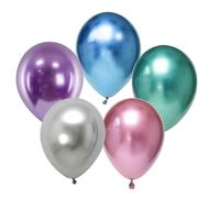 50 Palloncini Lattice Colori Metallizzati Medi 12'' 30 cm