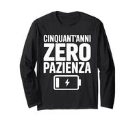 50 papà Anni Compleanno Uomo Cinquanta Frase Maglia a Manica