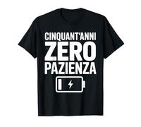 50 papà Anni Compleanno Uomo Cinquanta Frase Maglietta