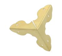 50 paraspigoli decorativi multiuso in metallo robusto per scale per protezione e look antico, finitura nera, angoli per scale