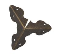 50 paraspigoli decorativi multiuso in metallo robusto per scale, per un look protettivo e antico, finitura nera, facile da installare