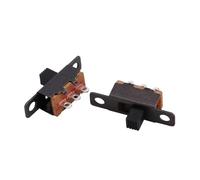 50 Pcs 6mm High Knob 3 Pin 2 Position 1P2T SPDT Panel Slide Switch 0.5A 50V DC