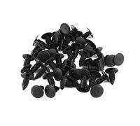 50 Pcs 8mm Plastic Push Rivets Trim Clips for Auto Bumper Radiator