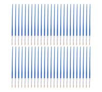 50 Pcs Acrylic Paint Brushes Set Pointed Round Flat Painting Art Supplies For Watercolor Gouache Acrylics Artist Round Flat Acrylic Watercolor