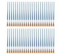 50 Pcs Acrylic Paint Brushes Set Pointed Round Flat Painting Art Supplies For Watercolor Gouache Acrylics Artist Round Flat Acrylic Watercolor