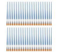 50 Pcs Acrylic Paint Brushes Set Pointed Round Flat Painting Art Supplies For Watercolor Gouache Acrylics Artist Round Flat Acrylic Watercolor