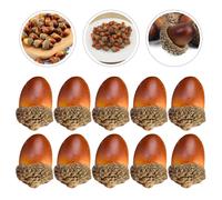 50 Pcs Artificial Acorn 50Pcs Autumn Ghiande Decorative Ghianda Simulata
