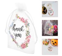 50 Pcs Borsa Rete Con Coulisse Sacchetti Per Pacchi Piccole Borse