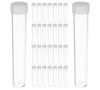 50 Pcs Bottiglia in Polvere D'oro Tubi Di Plastica Con Tappi Coperchi