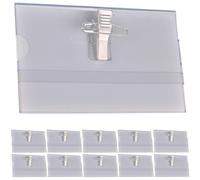 50 Pcs Clip Del Supporto Per Badge Id Porta Della Carta D'identità