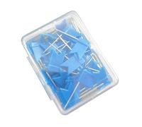 50 Pcs Colorati Message Board Tacks Push Pins Pollice Tacks Flag Pin Poster Pins Decorativi Pushpin per Foto Colorati Pushpins Poster Decorativi Pollice Push for Map
