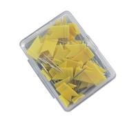 50 Pcs Colorati Message Board Tacks Push Pins Pollice Tacks Flag Pin Poster Pins Decorativi Pushpin per Foto Colorati Pushpins Poster Decorativi Pollice Push for Map