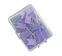 50 Pcs Colorati Message Board Tacks Push Pins Pollice Tacks Flag Pin Poster Pins Decorativi Pushpin per Foto Colorati Pushpins Poster Decorativi Pollice Push for Map