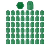 50 Pcs Coperture Dadi Esagonali per Viti M20x10x14mm, Verdi