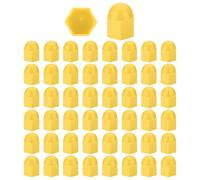 50 Pcs Copri Dadi Esagonali per Bulloni M20x10x14mm, Gialli