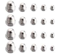 50 Pcs Dadi Bloccaggio in Acciaio Inossidabile Noce Ghianda Esagonali Dado