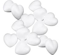 50 Pcs Decorazione Forma Di Cuore Schiume Non Verniciate Ornamento
