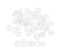 50 Pcs Distanziatori Per Orecchini Dorso Degli Trasparente Forniture