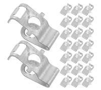 50 Pcs Elementi Di Fissaggio in Metallo Hardware Per Targhe Clip Del Paraurti