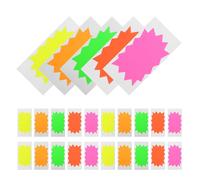 50 Pcs Etichetta Adesiva Fluorescente Adesivi Vuoti Per Cartelli Etichette