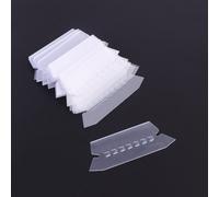 50 Pcs Etichette Dei File Carpette Portadocumenti Linguette Adesive Trasparenti