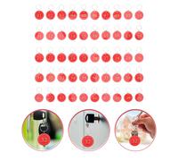 50 Pcs Etichette Per Chiavi Targhette Portachiavi Adesivi Numerici