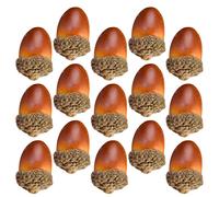 50 Pcs Fake Nutty Artificial Acorn 50Pcs Ghianda Simulata Ghiande Decorative