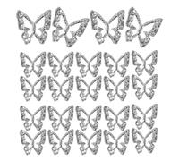 50 Pcs Farfalle Delle Unghie Chiodi Farfalla in Lega Decorazioni Per