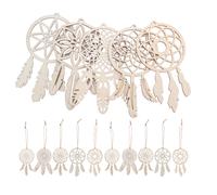 50 Pcs Forme Di Legno Fai Da Te Ornamento Per La Camera Letto Non Finite