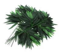 50 Pcs Gambi Di Bambù Artificiale Foglie Artificiali Verde Filiali Plastica