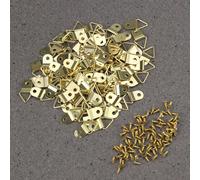 50 Pcs Ganci Per Appendere Quadri Appendi Triangolari Immagine Hardware Sospeso
