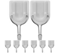 50 Pcs Ganci Per Attaccapanni Appendiabiti Adesivi in plastica