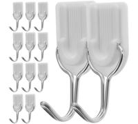 50 Pcs Ganci Per Attaccapanni Appendiabiti Da Parete in Plastica