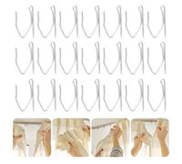 50 PCS Gancio Appuntito Forma Di Gancetti Tenda Per Bastoni Tende