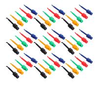 50 Pcs Gancio Di Prova Provare Le Clip Del Tester Componenti Elettronici