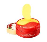 50 Pcs Hydrogel Patch per Occhi,Riduce Borse Sotto gli Occhi,idratante e lenitiva per occhi gonfi(Natale melagrano)