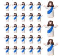 50 Pcs Little Jesus Figurine Miniature Jesus Doll Tiny Jesus Figurine to Hide and Seek Classic Religious Gifts Christ Savior Jes