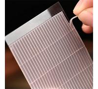 50 pcs Makeup Eyelid Double Sided Tape Stickers, Big Eye Decoration Invisible Double Fold Eyelid Shadow Sticker Double Eyelid Tape Tool Nice processing